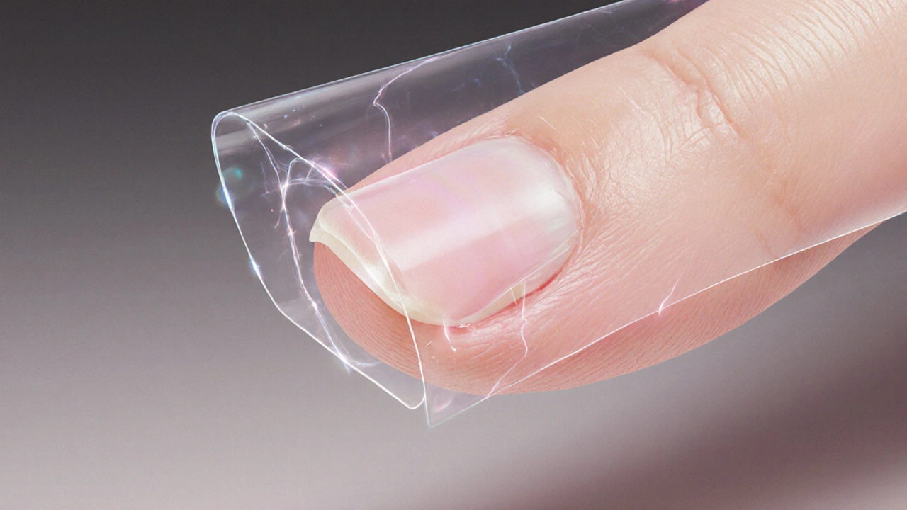 Nový neht pomalu roste z nehtového ložiska.