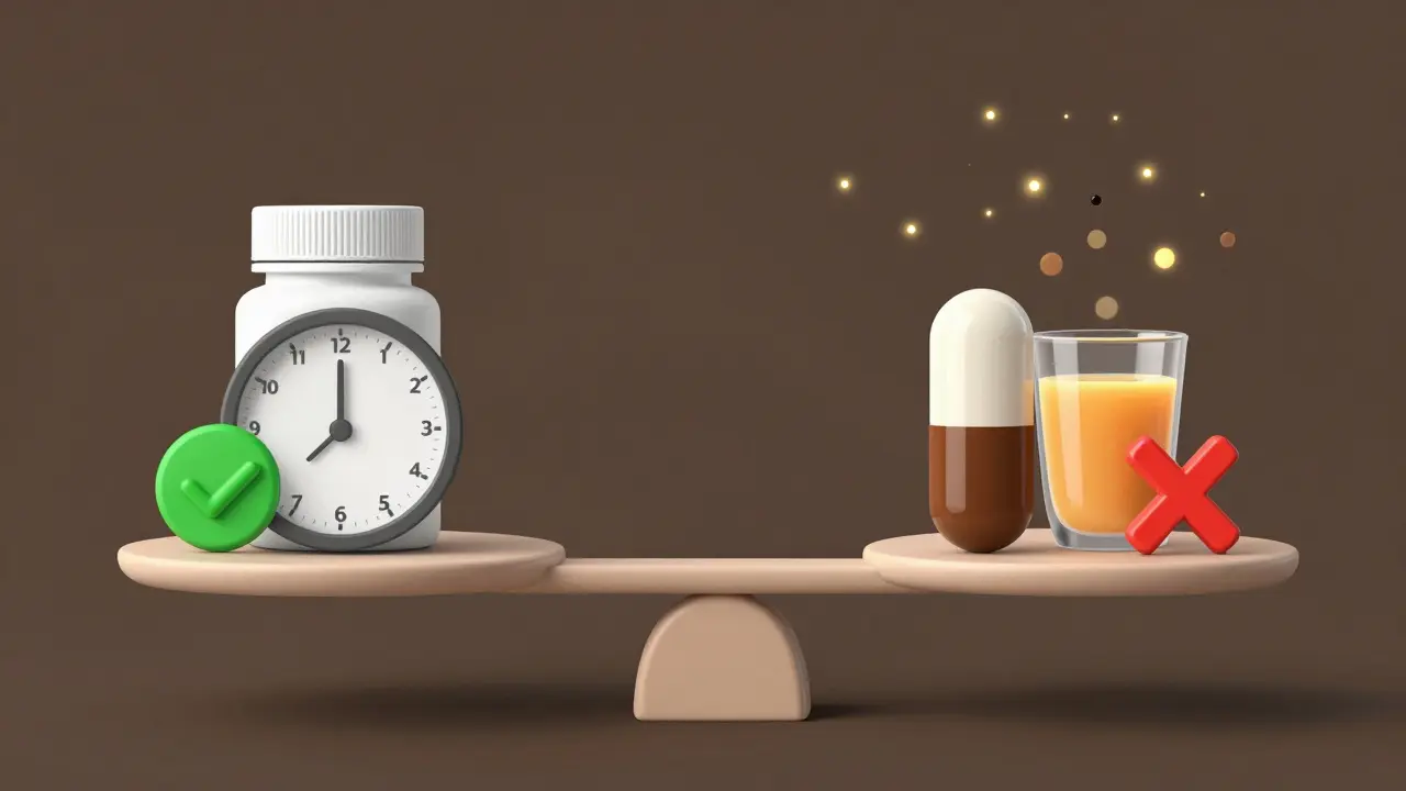 Váha porovnává ideální čas užívání probiotik s nevhodnými návyky jako káva a citrusy.