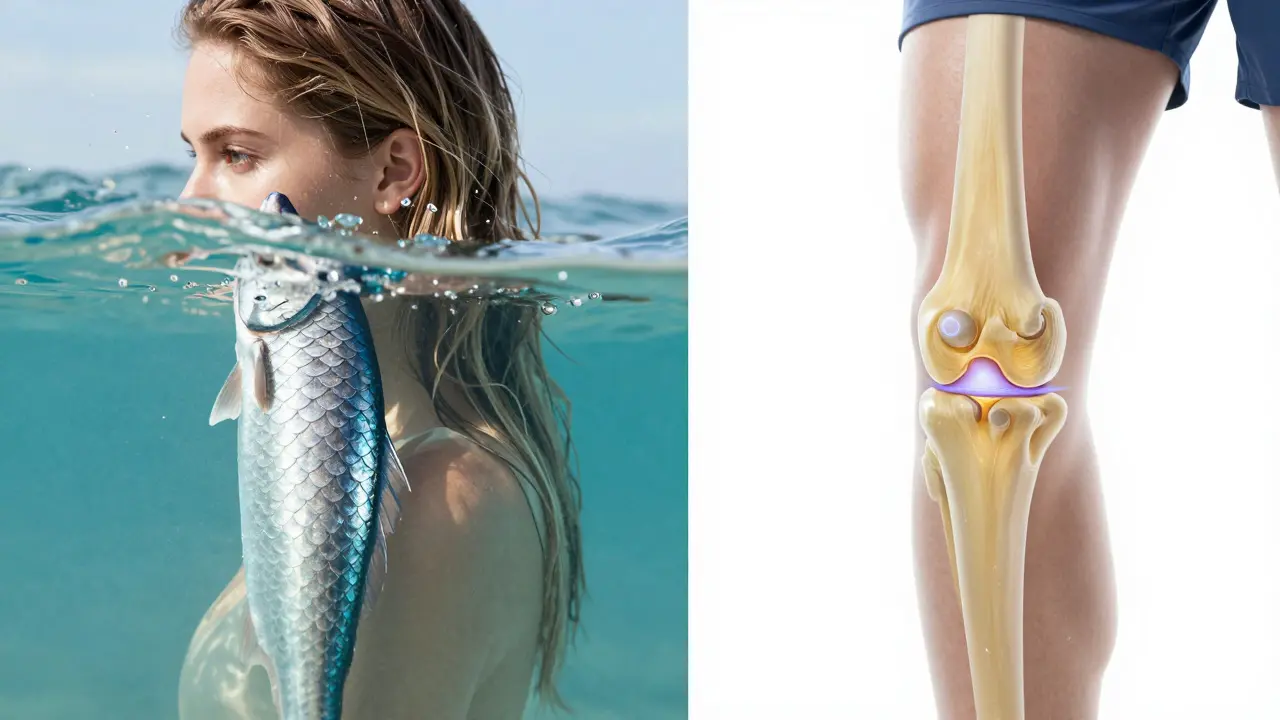 Srovnání mořského kolagenu pro pleť a hovězího pro klouby.