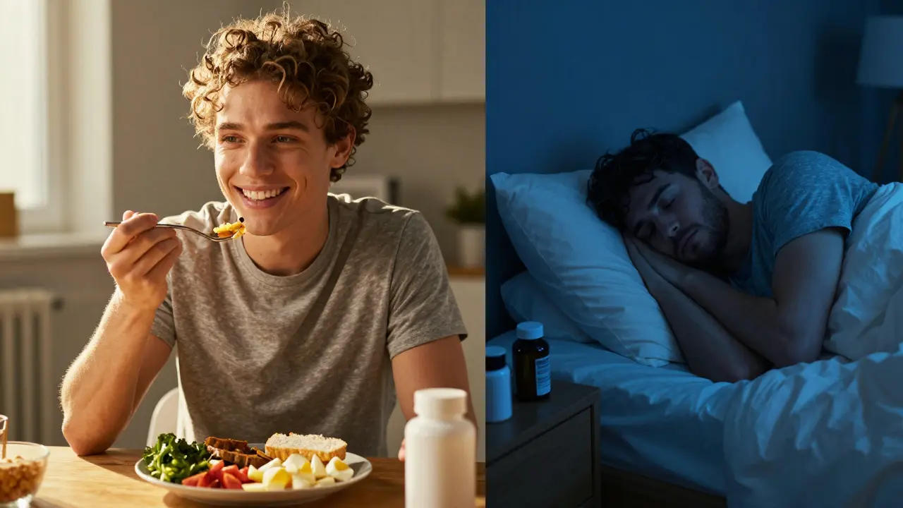 Ranní příjem vitamínu D vs. problémy se spánkem večer