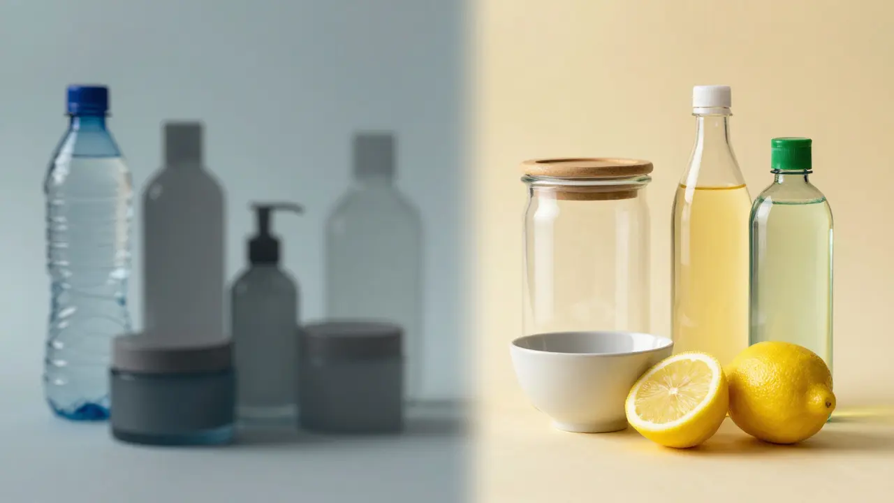 Skleněné nádoby jako alternativa k plastům pro hormonální zdraví