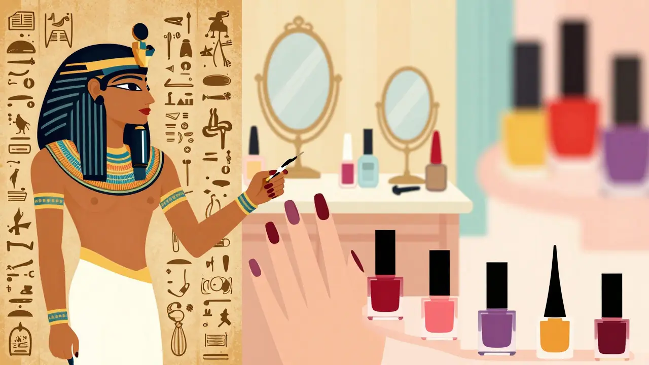 Historický vývoj lakování nehtů od Egypta po moderní dobu